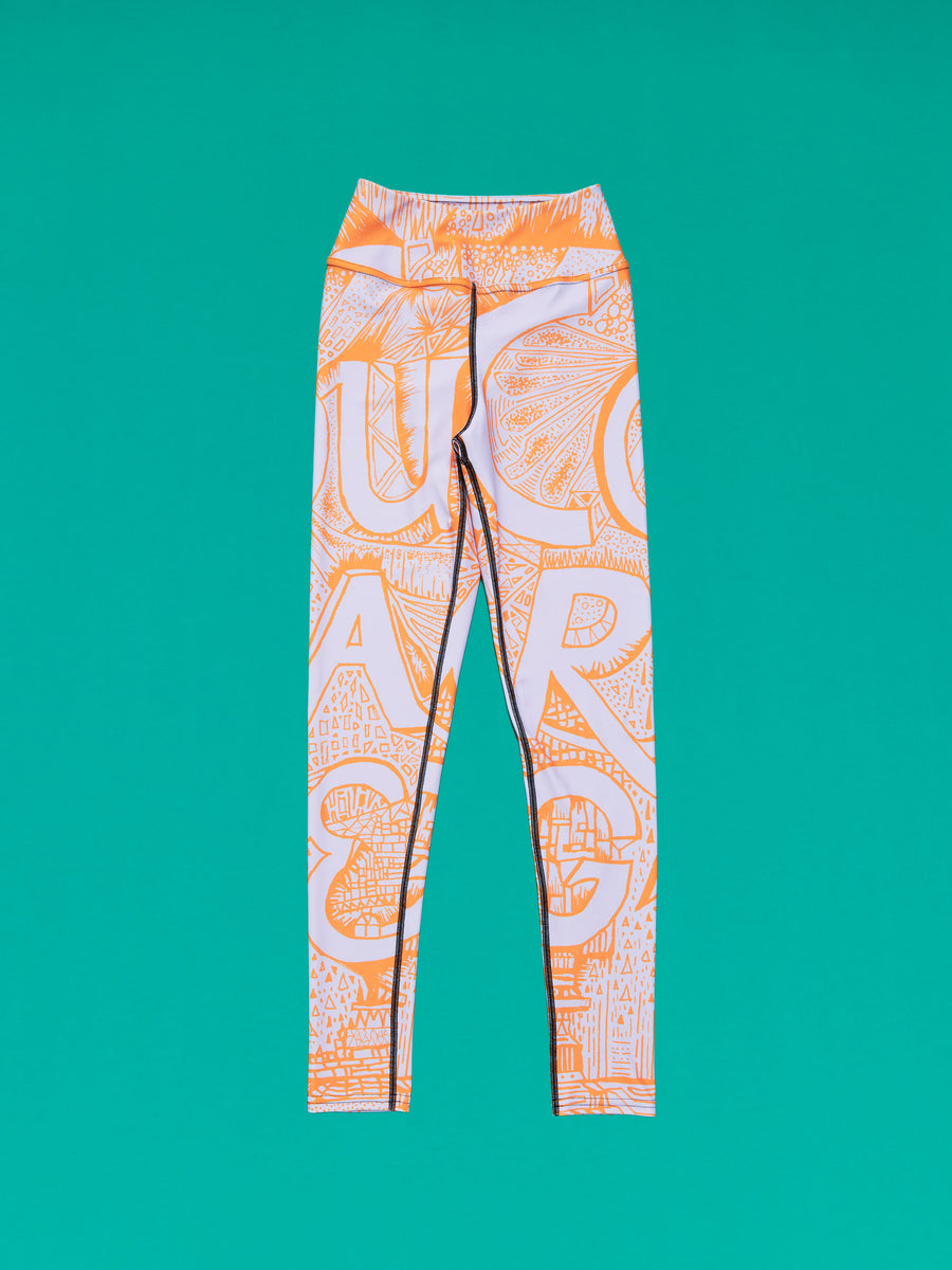 COURAGE Fierce Orange Yoga Leggings – Love & Other Necessities