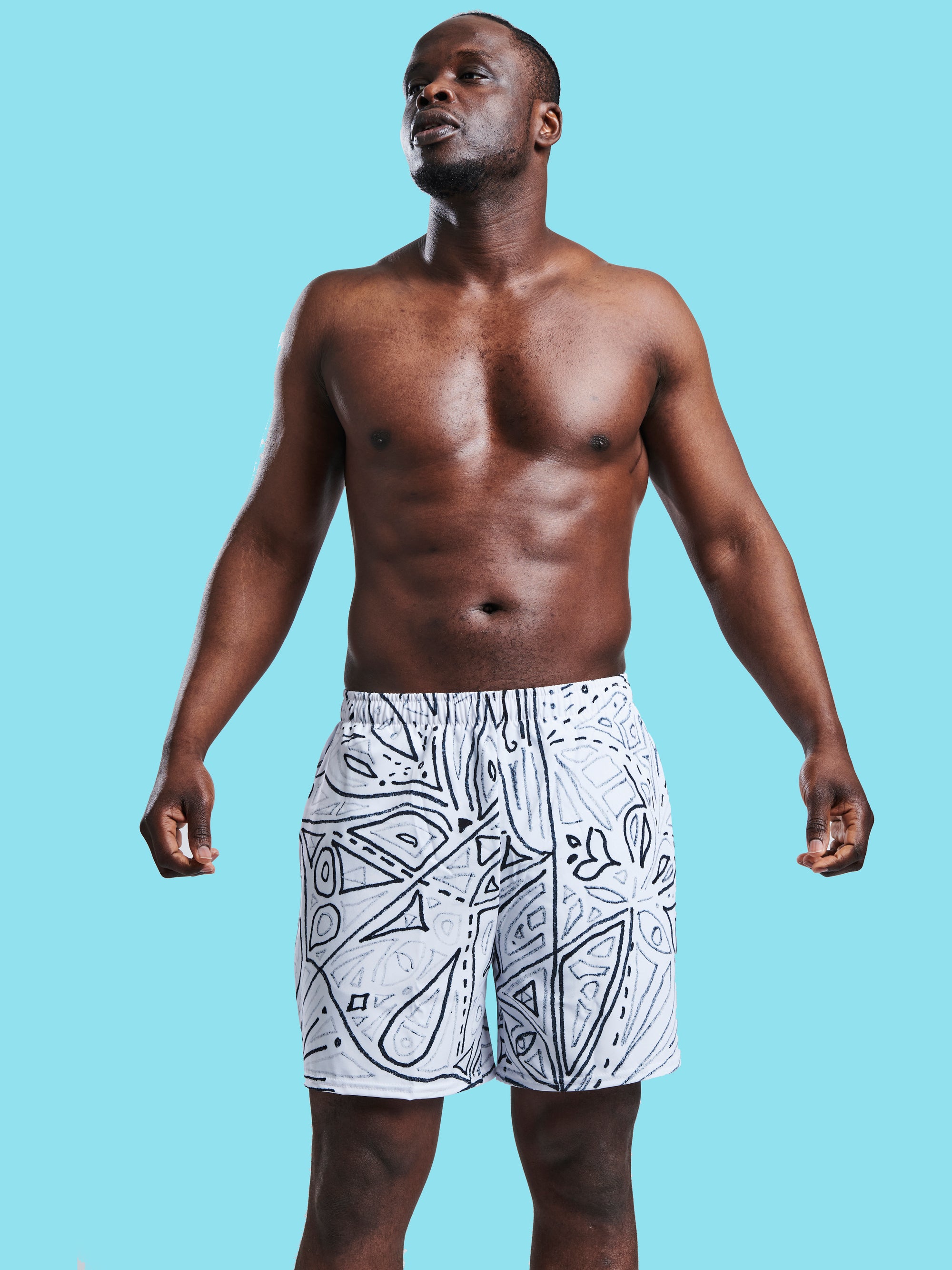 ONE Monochrome - Recycled Swim Shorts (Unisex) - Love & Other Necessities