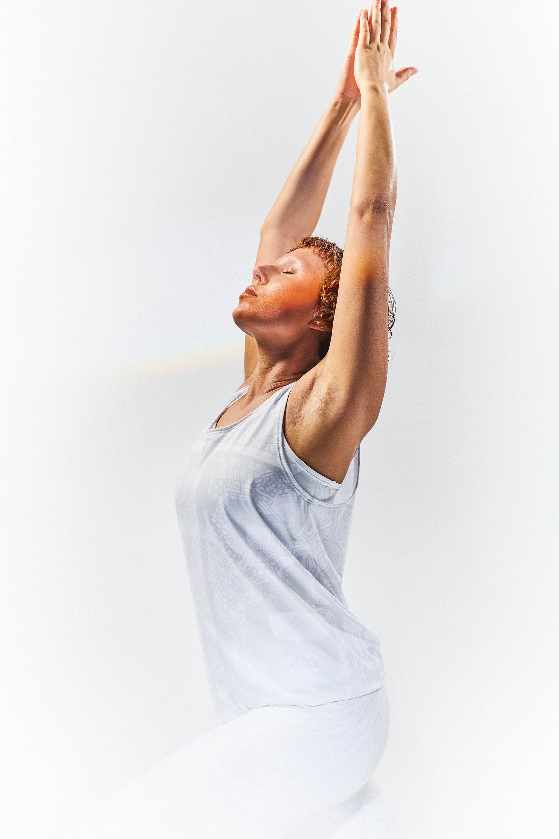 BE White on White Tanktop
