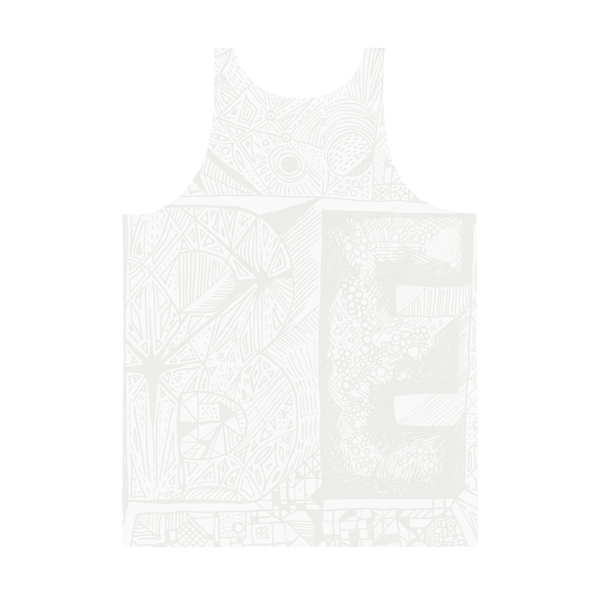 BE White on White Tanktop