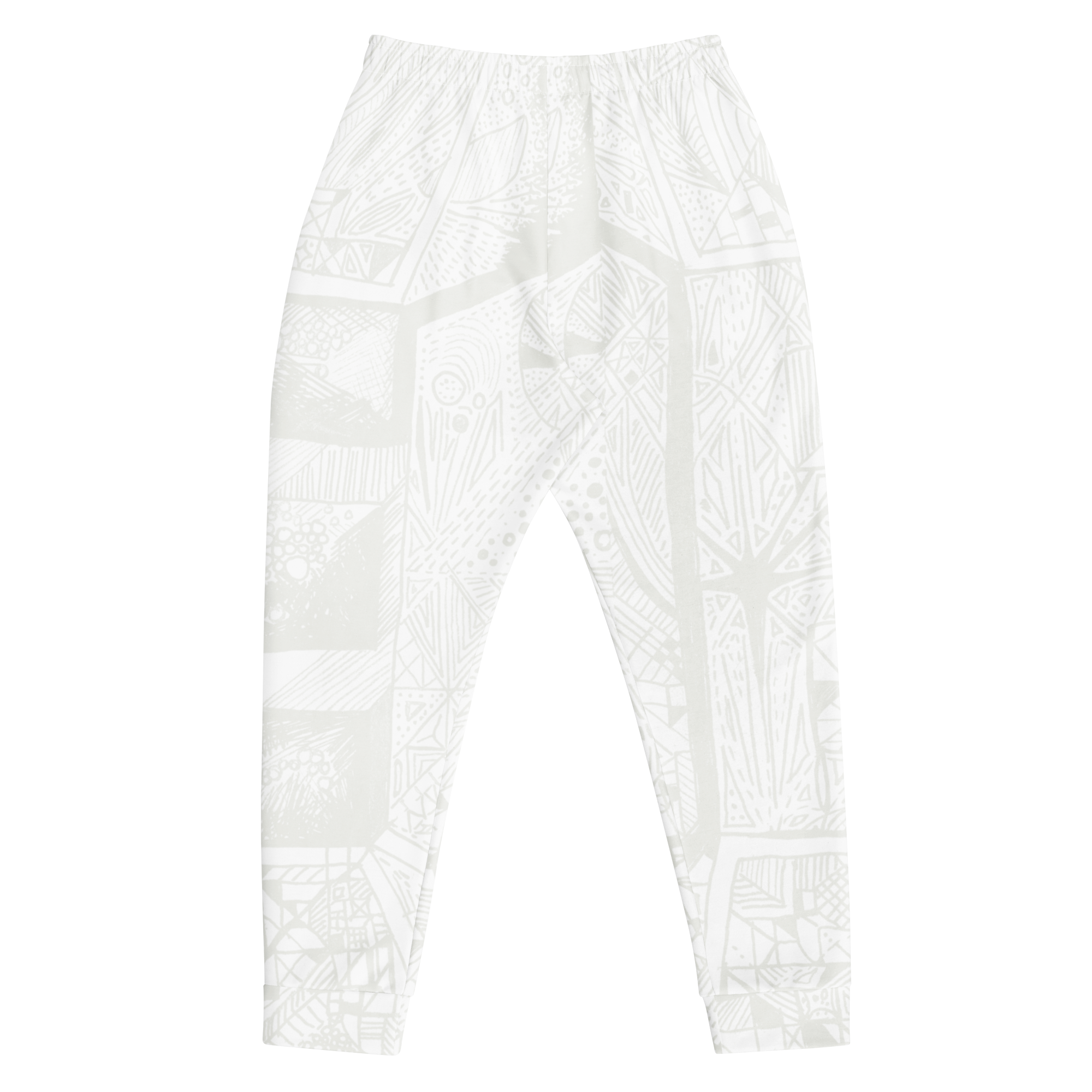 BE White on white joggers