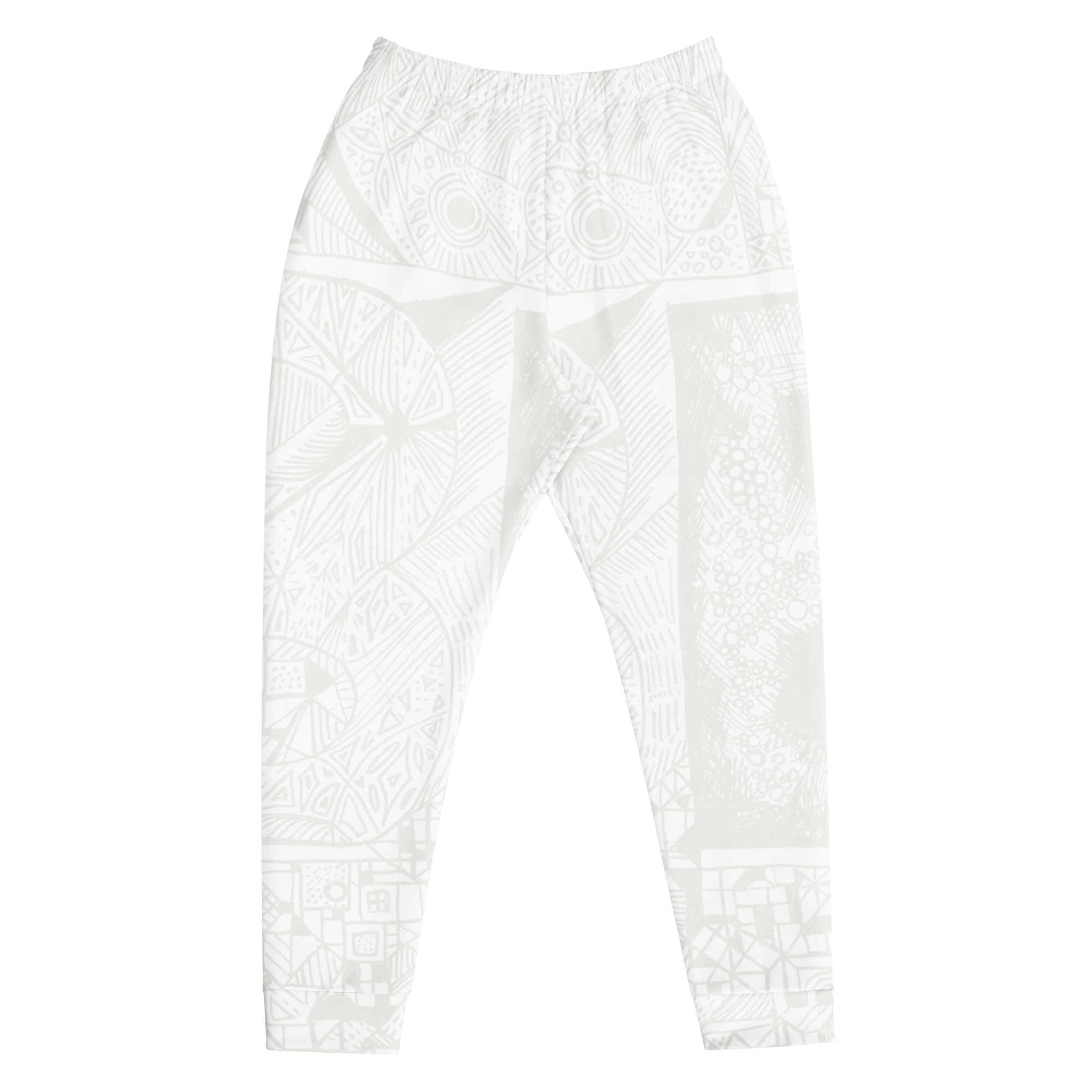 BE White on white joggers