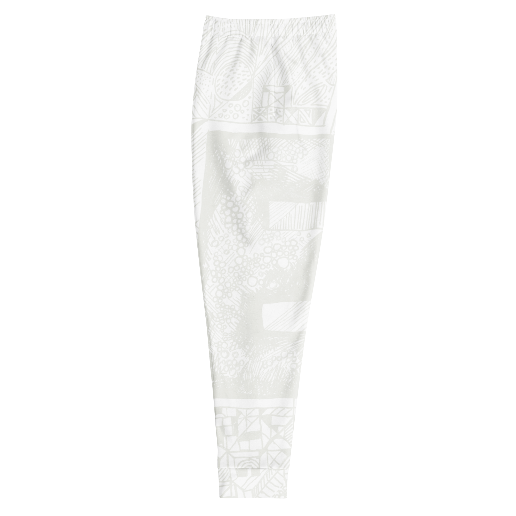 BE White on white joggers