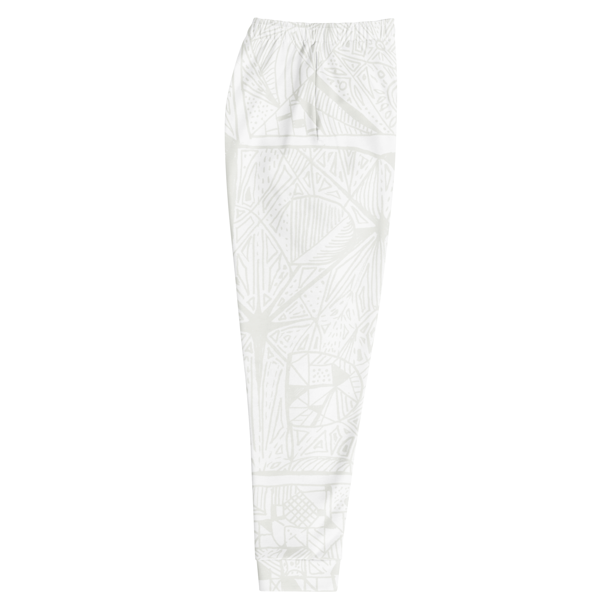 BE White on white joggers