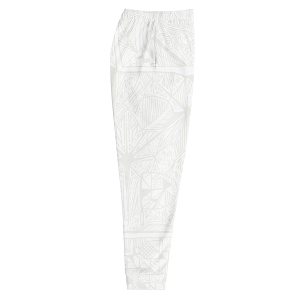 BE White on white joggers