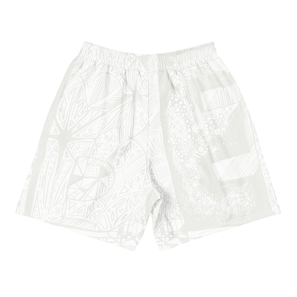 BE White on white shorts