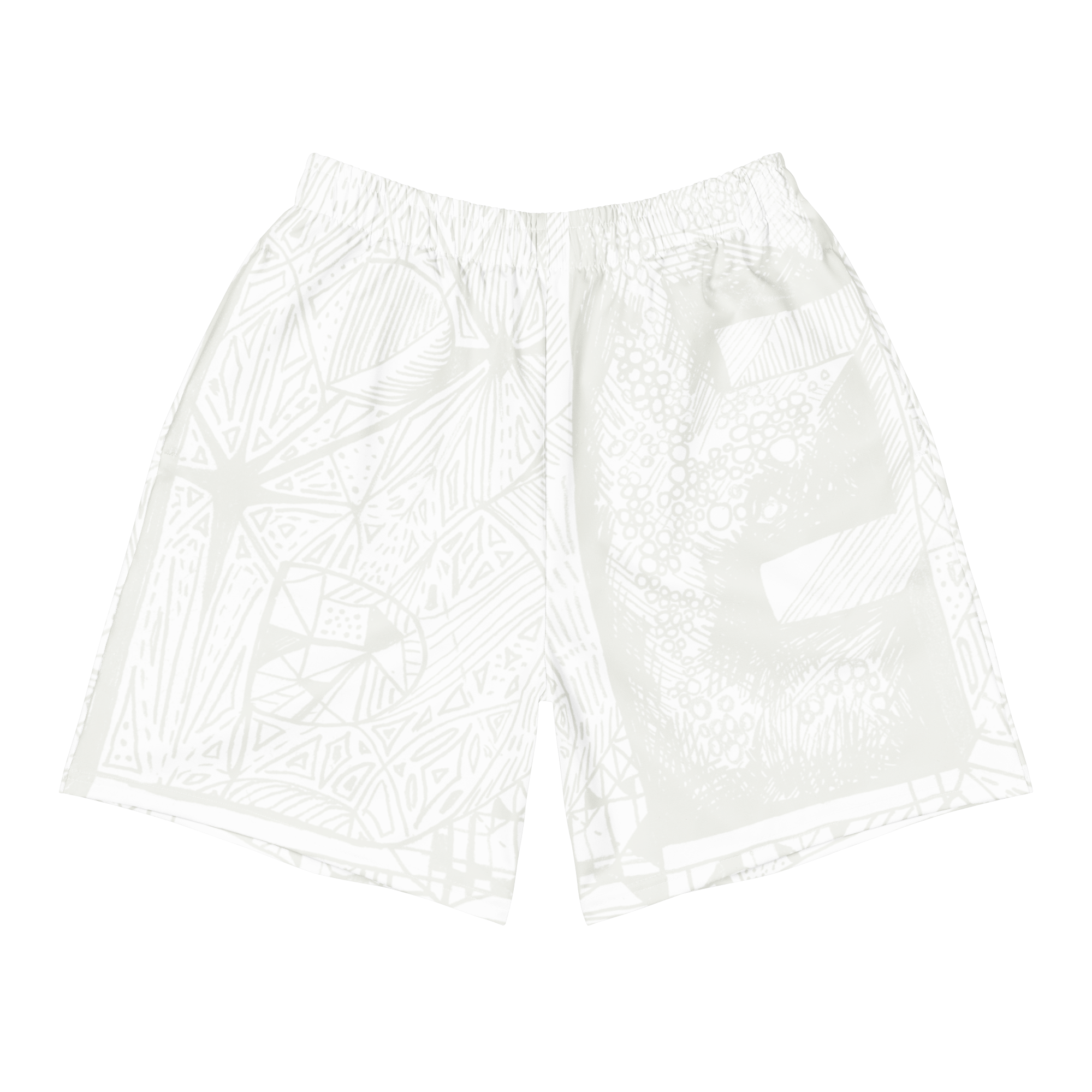 BE White on white shorts