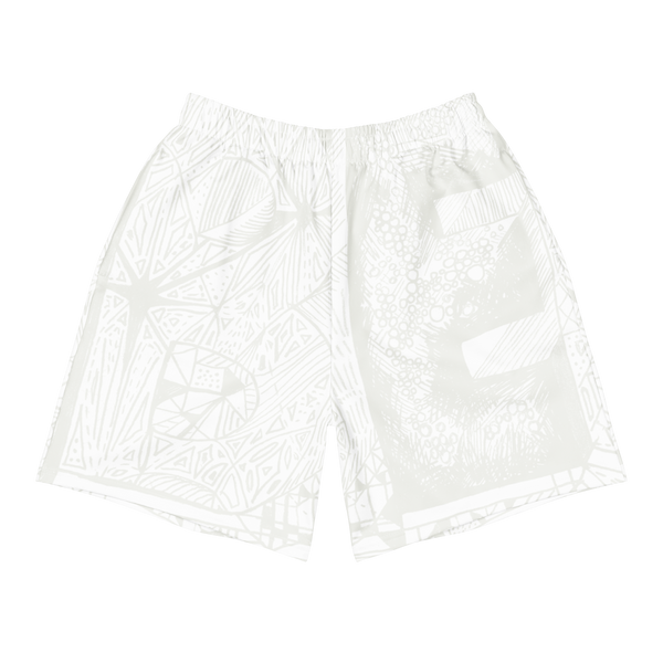 BE White on white shorts