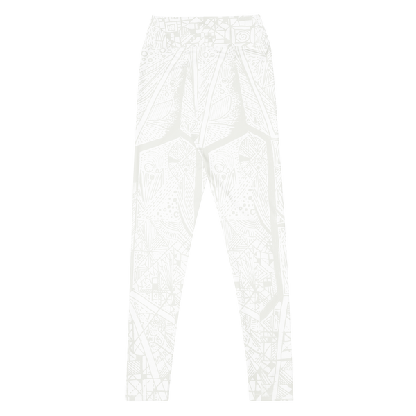 BE White on White Leggings