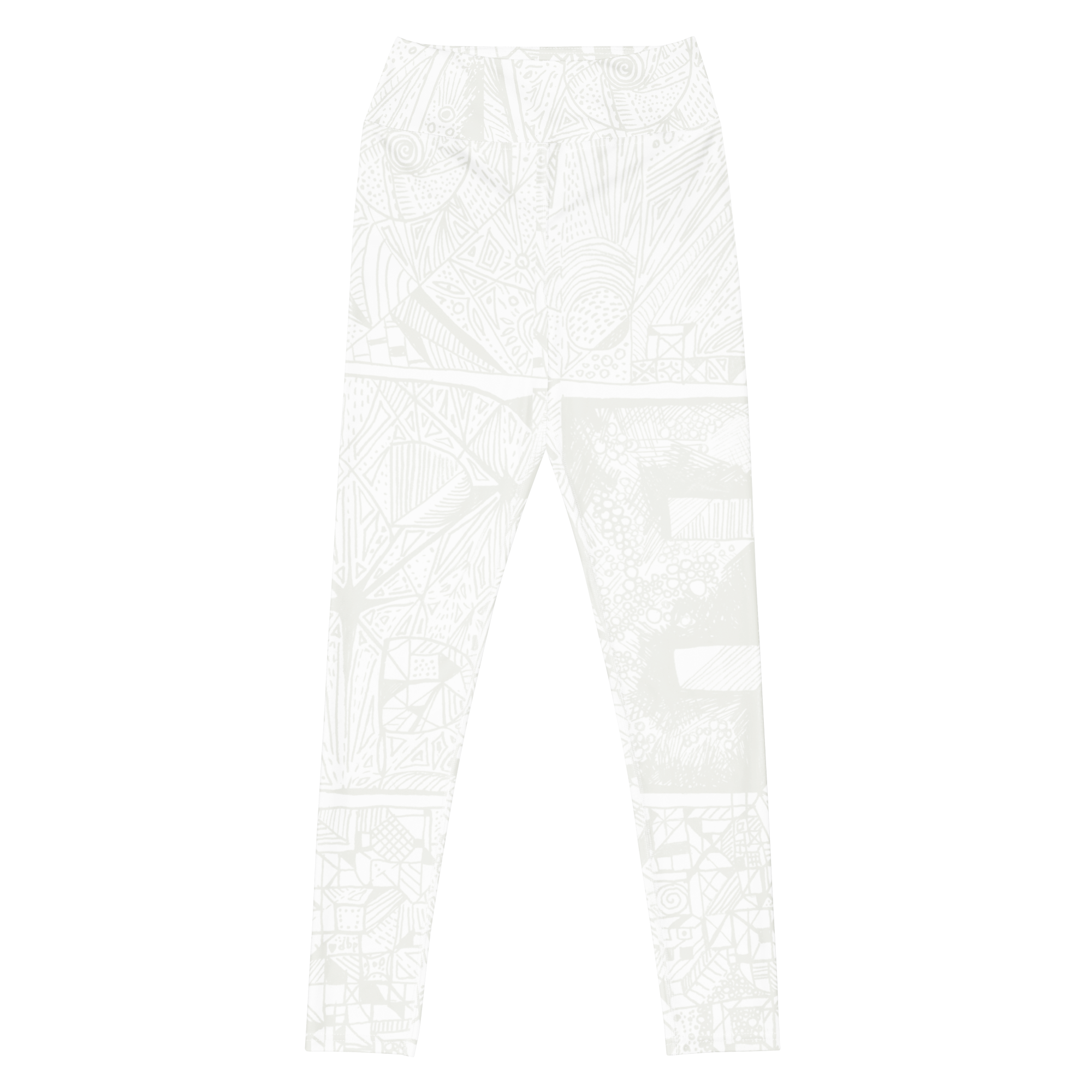 BE White on White Leggings