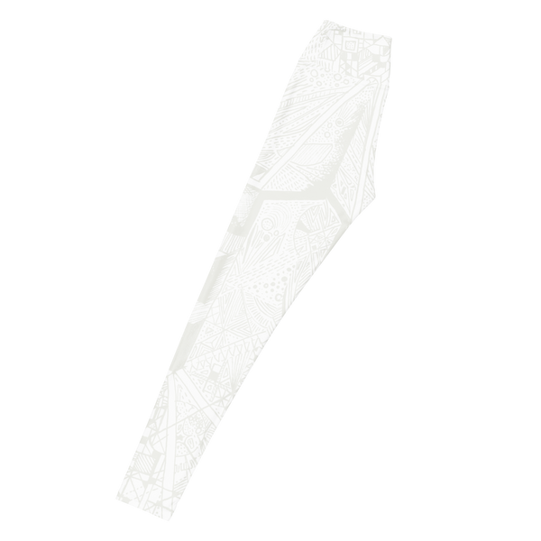 BE White on White Leggings