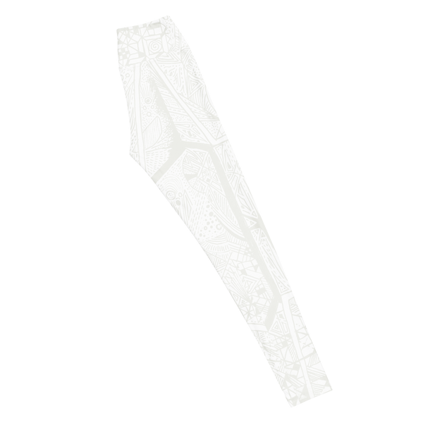 BE White on White Leggings