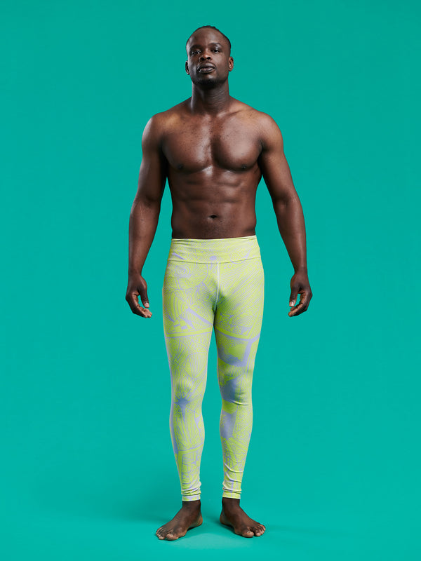 BE Illuminated Yellow Yoga Leggings - Love & Other Necessities