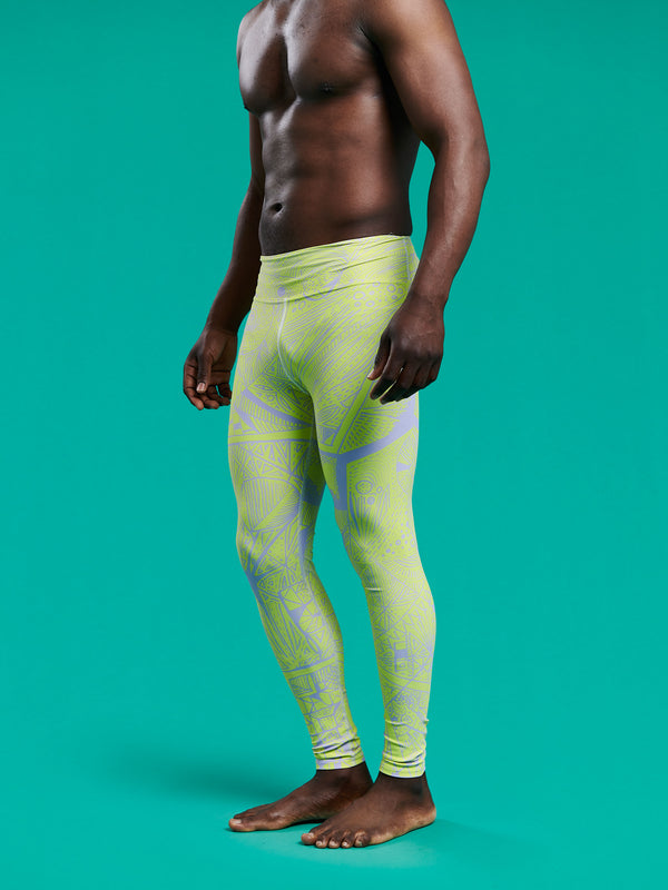 BE Illuminated Yellow Yoga Leggings - Love & Other Necessities