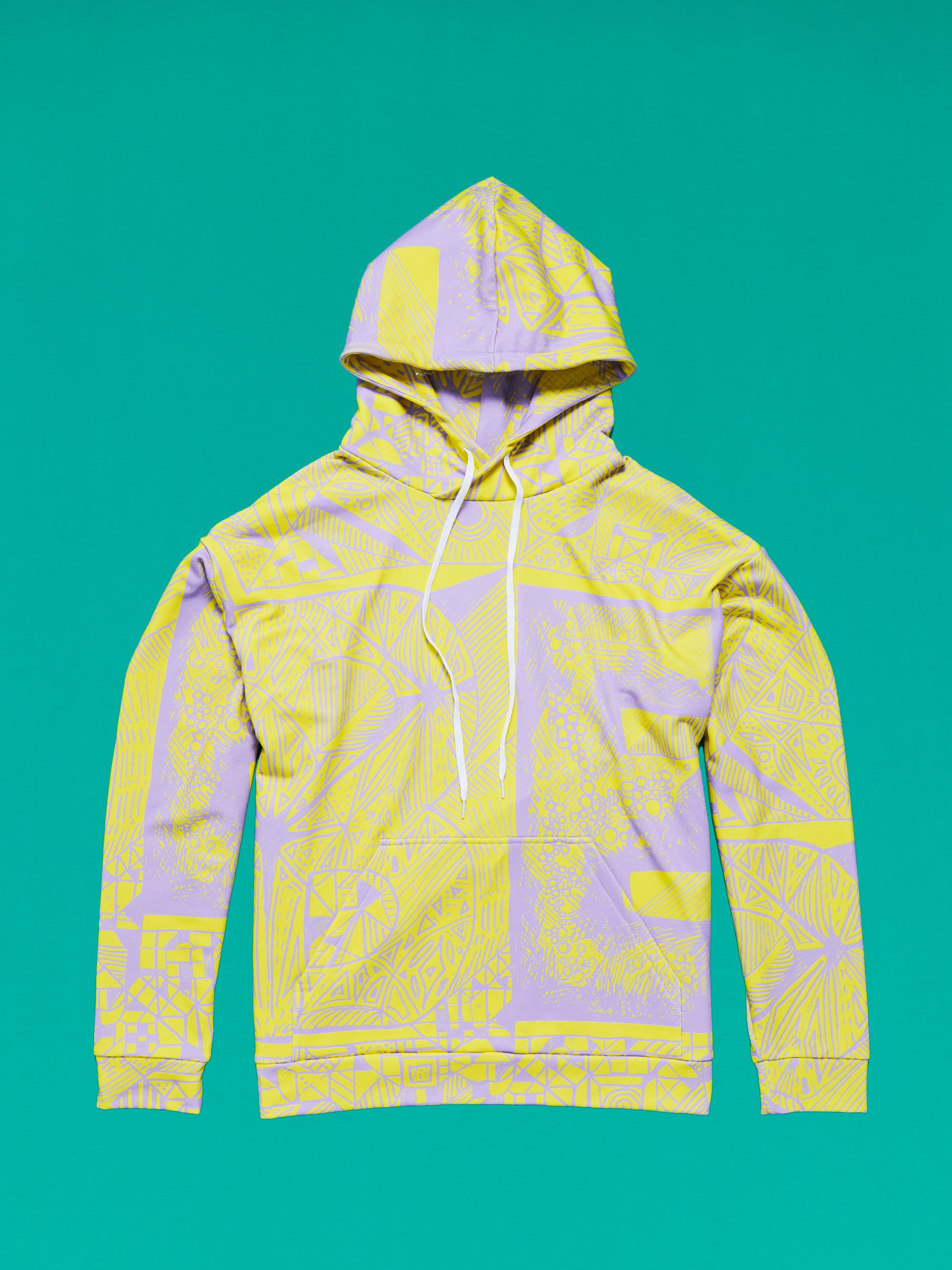 BE Illuminated Yellow Recycled Unisex Hoodie - Love & Other Necessities