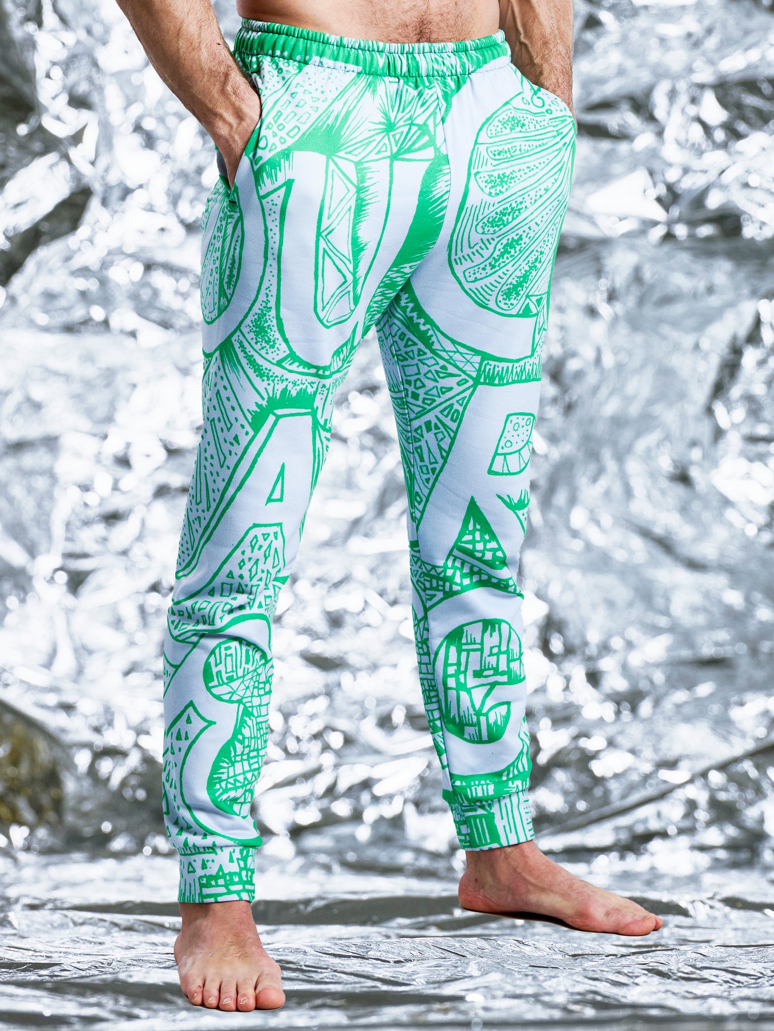COURAGE Emerald Green Unisex Joggers
