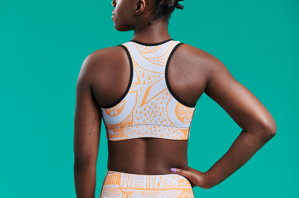 COURAGE Orange Yoga Bra - Love & Other Necessities