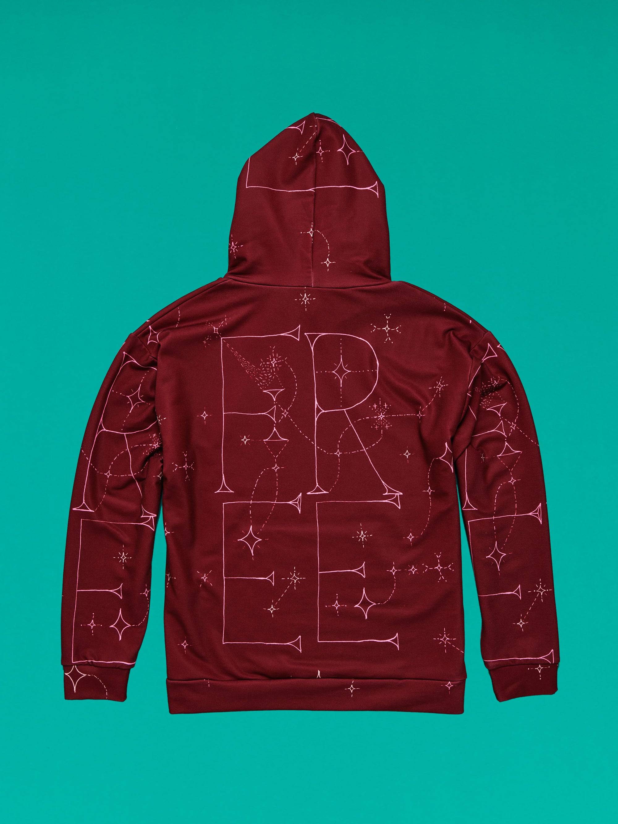 FREE Burgundy Recycled Unisex Hoodie - Love & Other Necessities