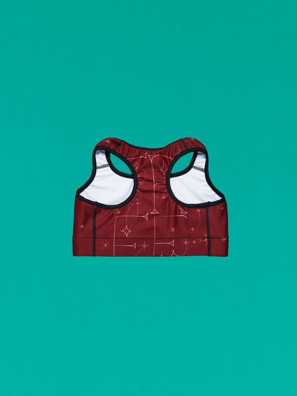 FREE Burgundy Yoga Bra