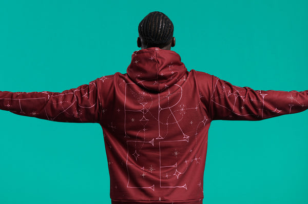 FREE Burgundy Recycled Unisex Hoodie - Love & Other Necessities