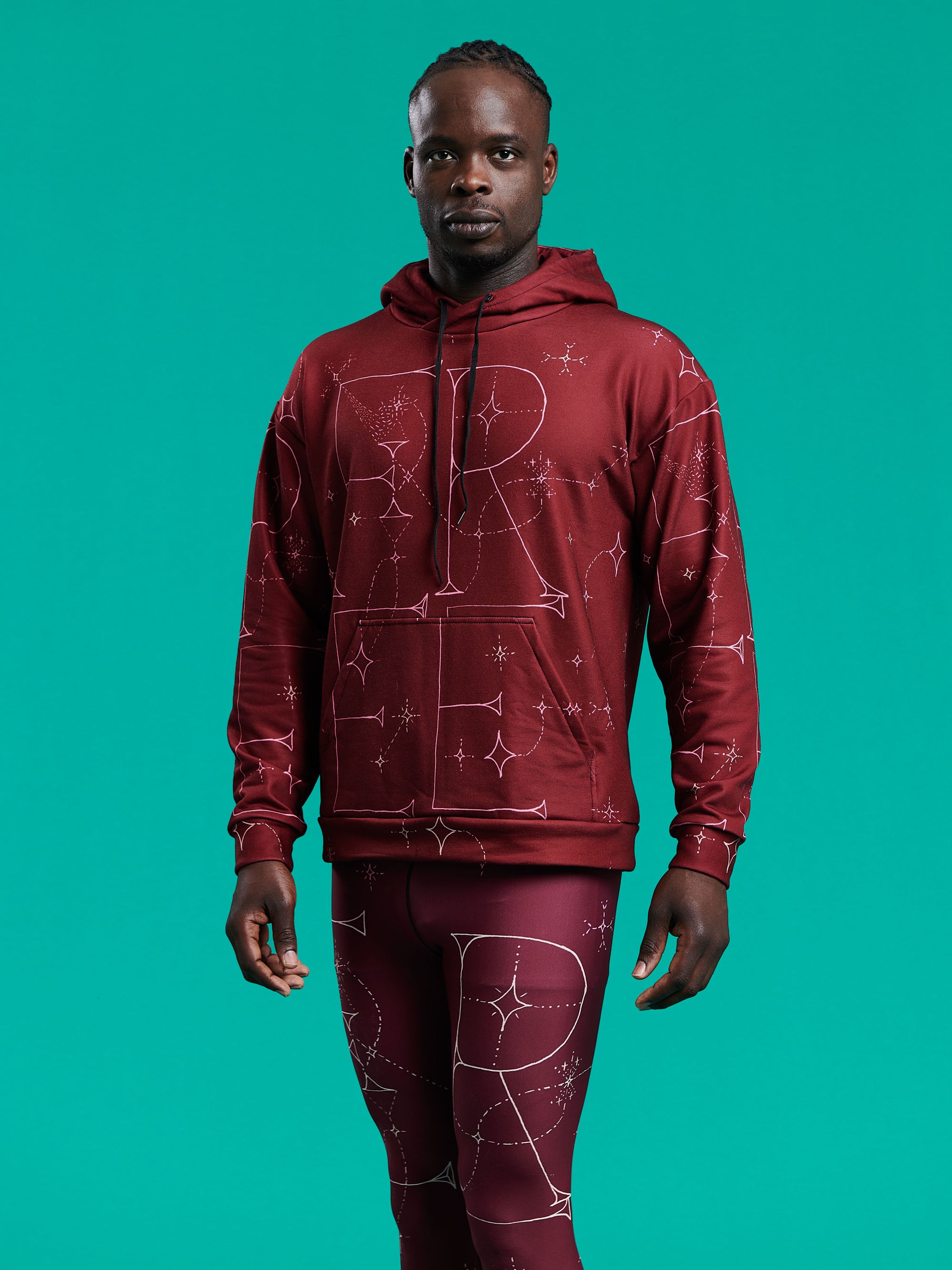 FREE Burgundy Recycled Unisex Hoodie - Love & Other Necessities