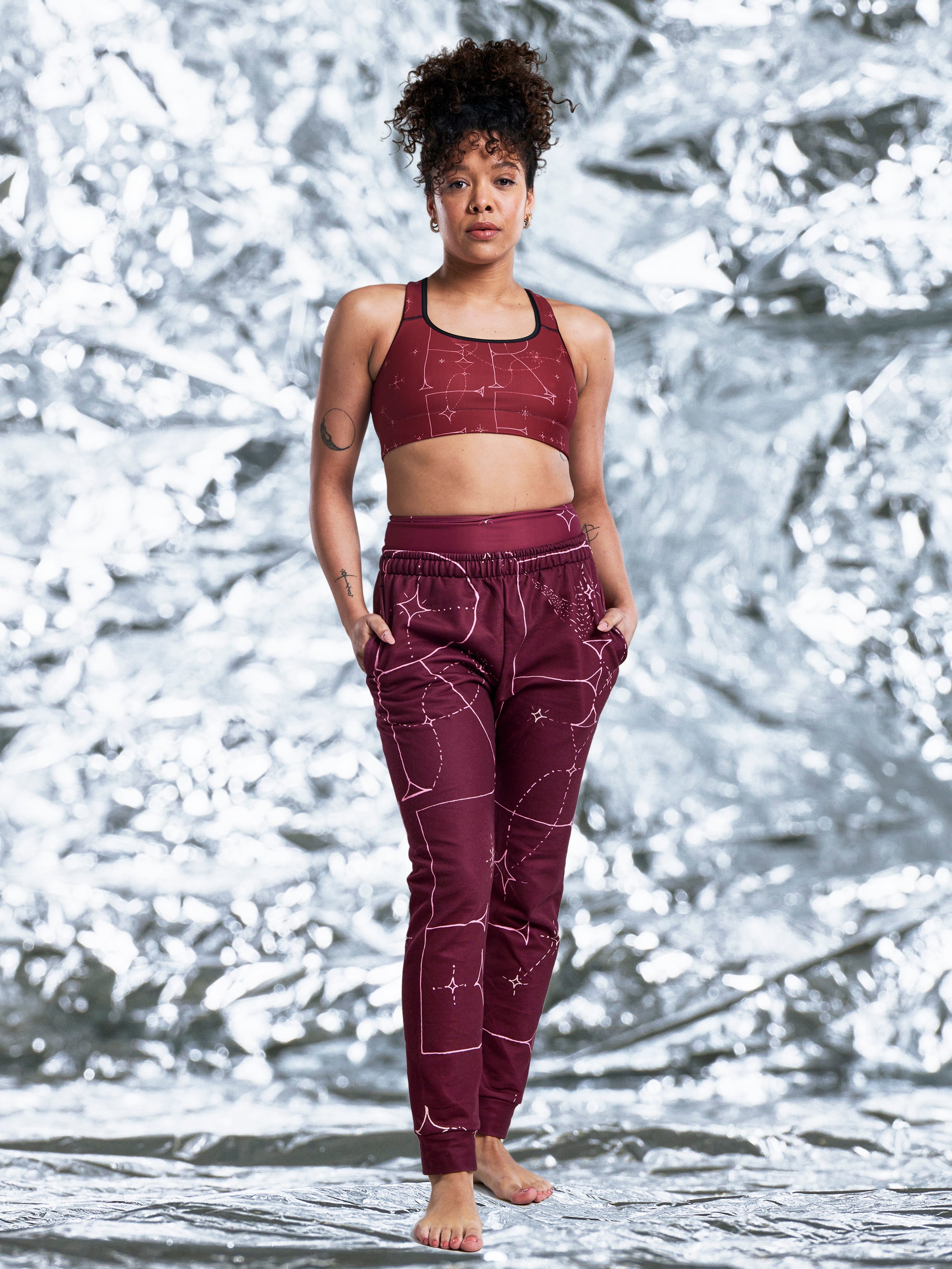 FREE Burgundy Unisex Joggers - Love & Other Necessities