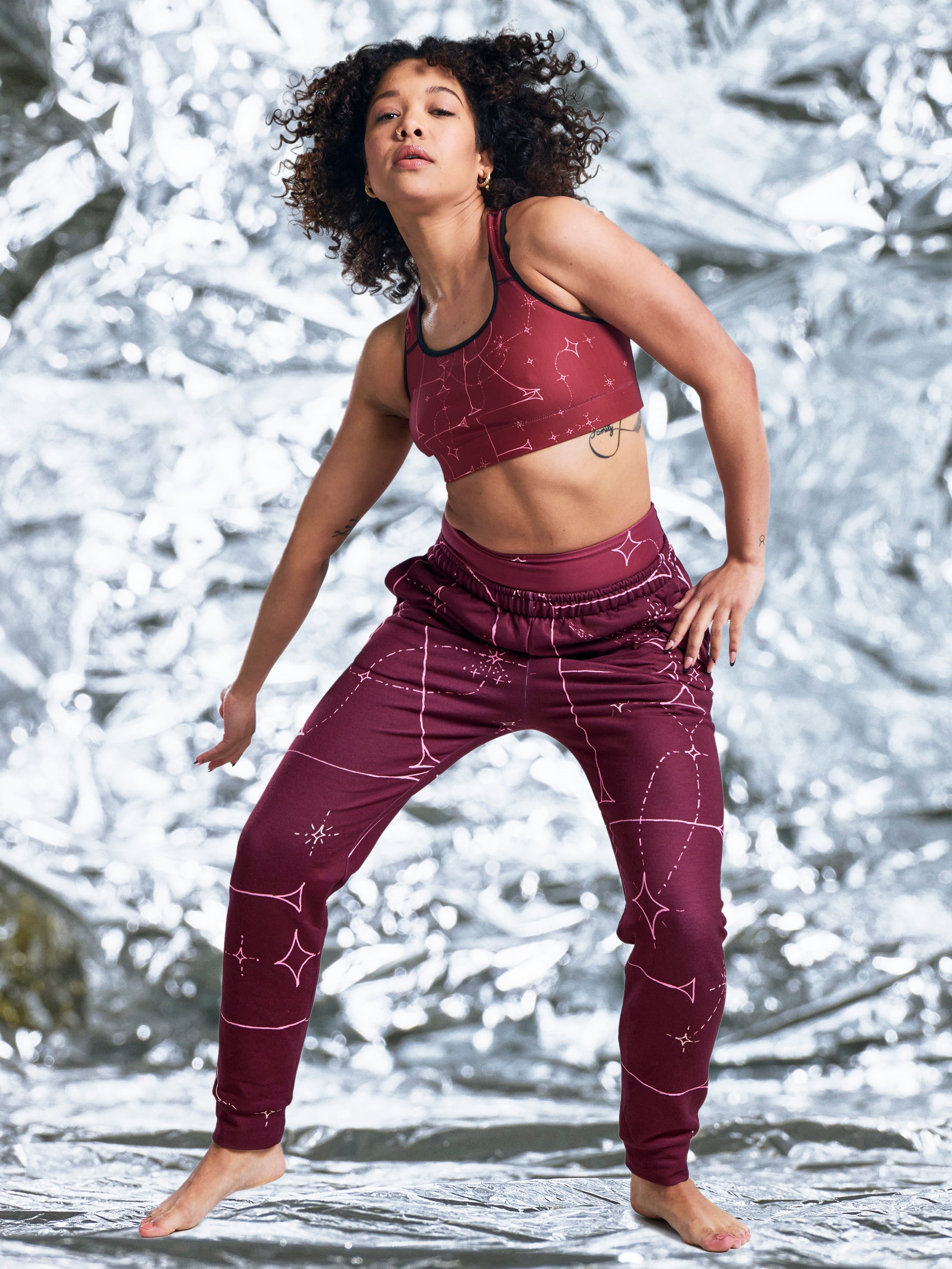 FREE Burgundy Unisex Joggers - Love & Other Necessities