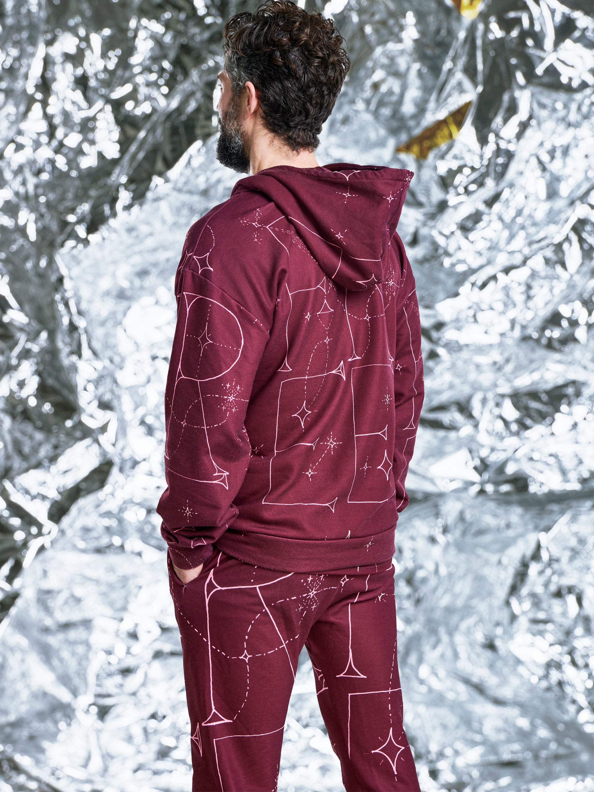 FREE Burgundy Recycled Unisex Hoodie