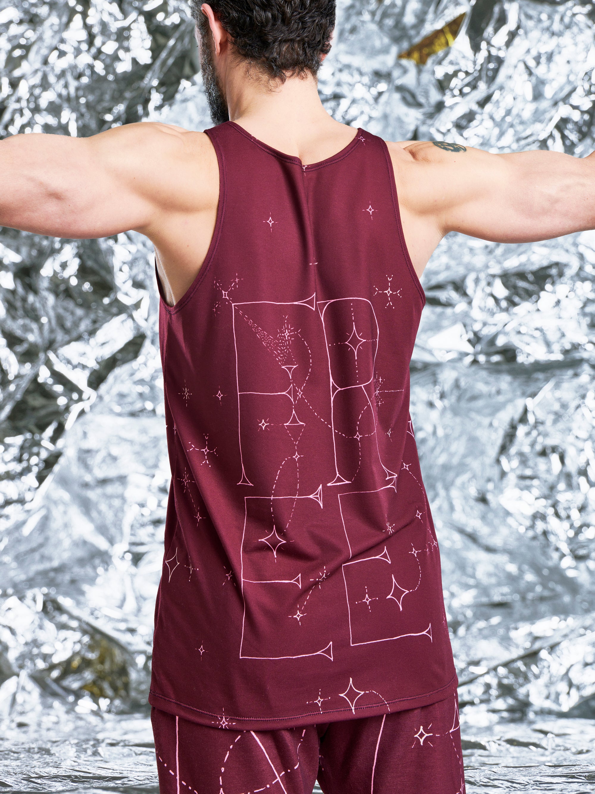 FREE Burgundy Unisex Tank Top