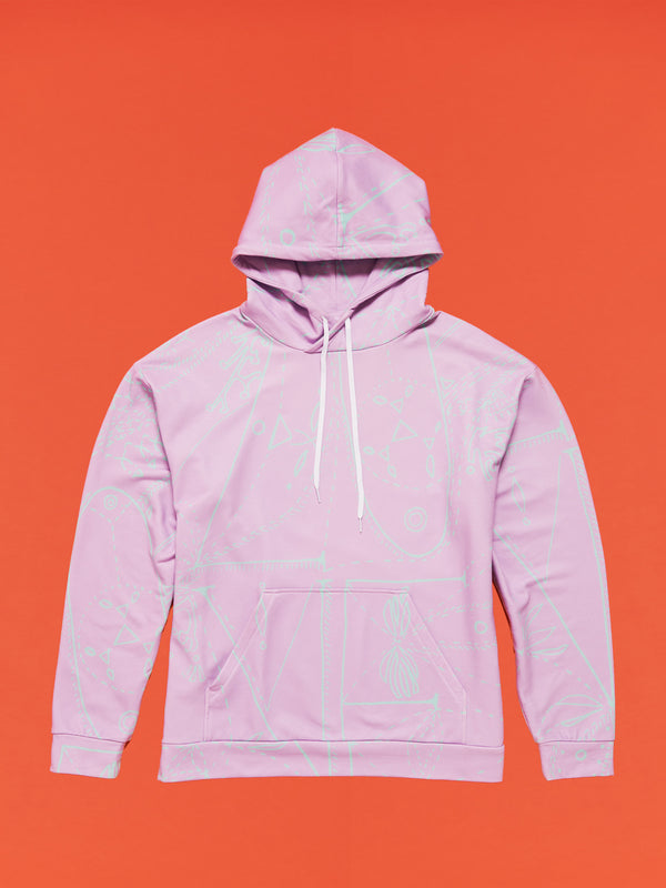 LOVE Lilac Recycled Unisex Hoodie - Love & Other Necessities