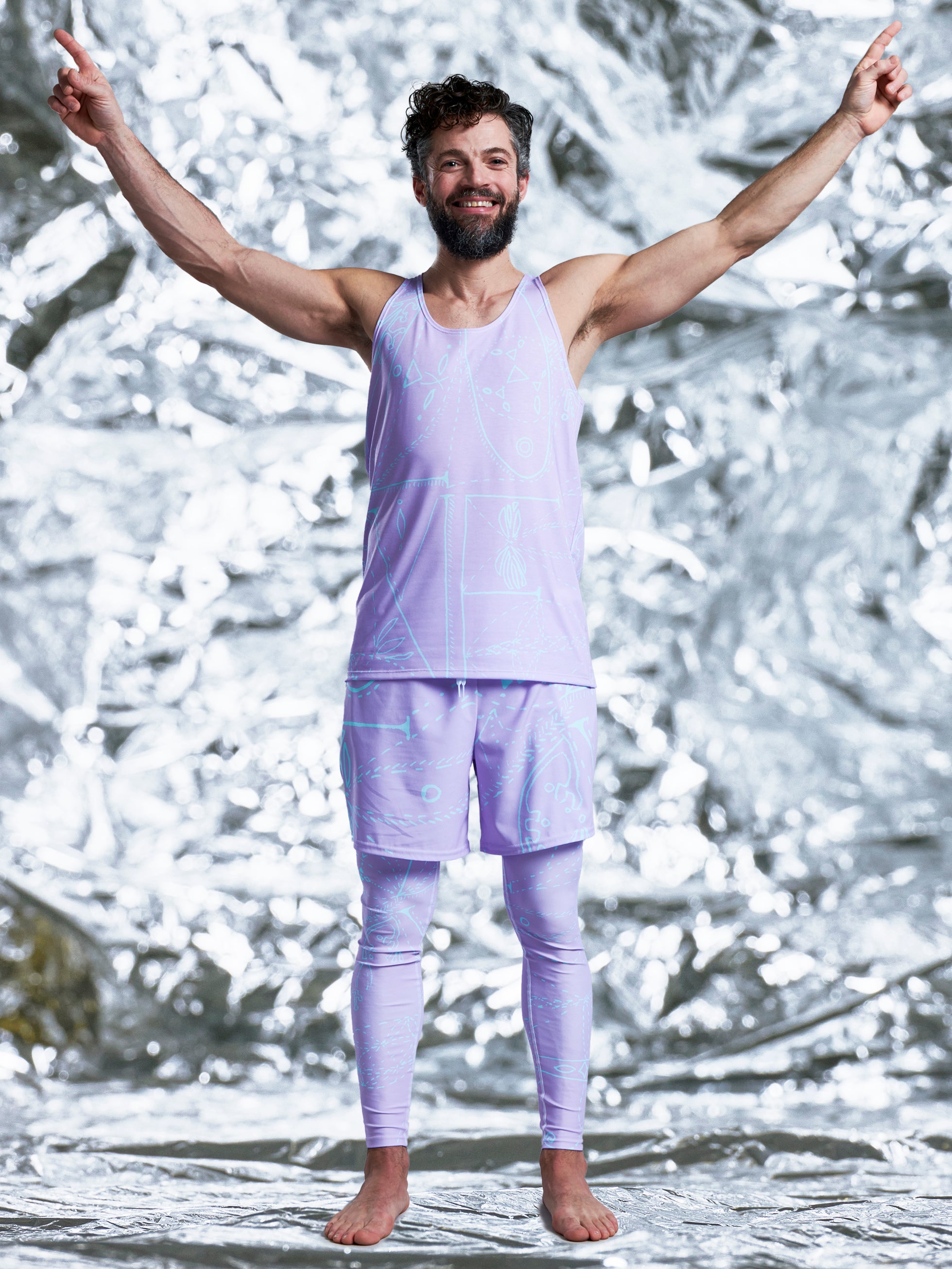 LOVE Lilac - Recycled Athletic Shorts (Unisex) - Love & Other Necessities