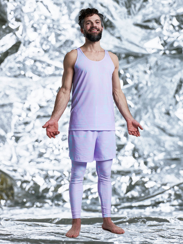 LOVE Lilac - Recycled Athletic Shorts (Unisex) - Love & Other Necessities