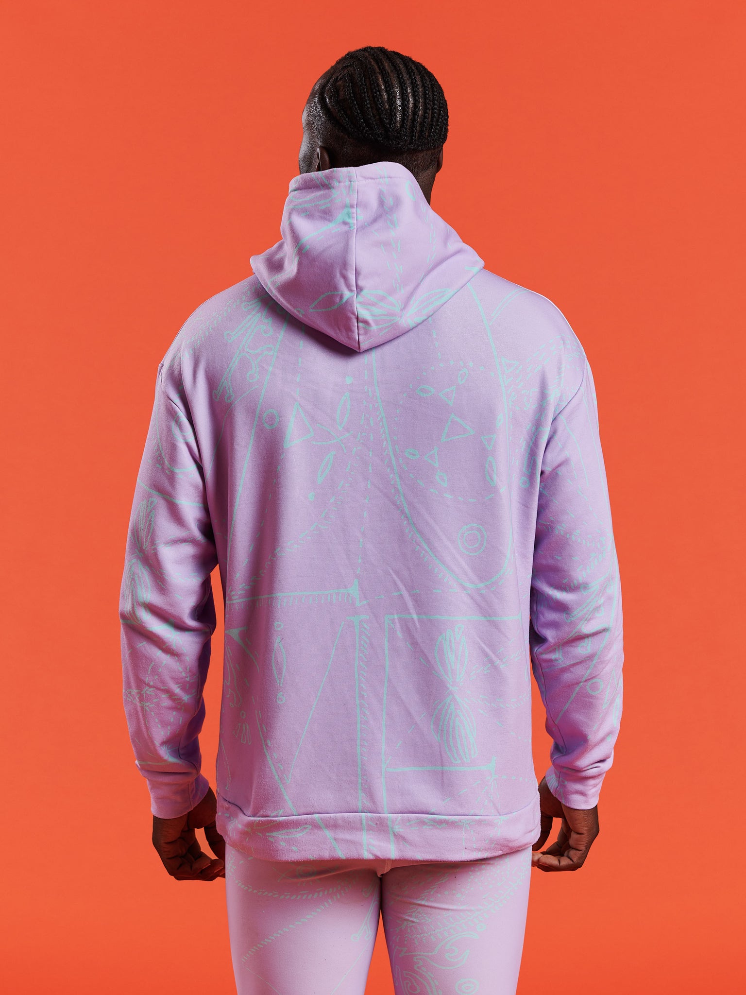LOVE Lush Lilac Unisex Recycled Hoodie