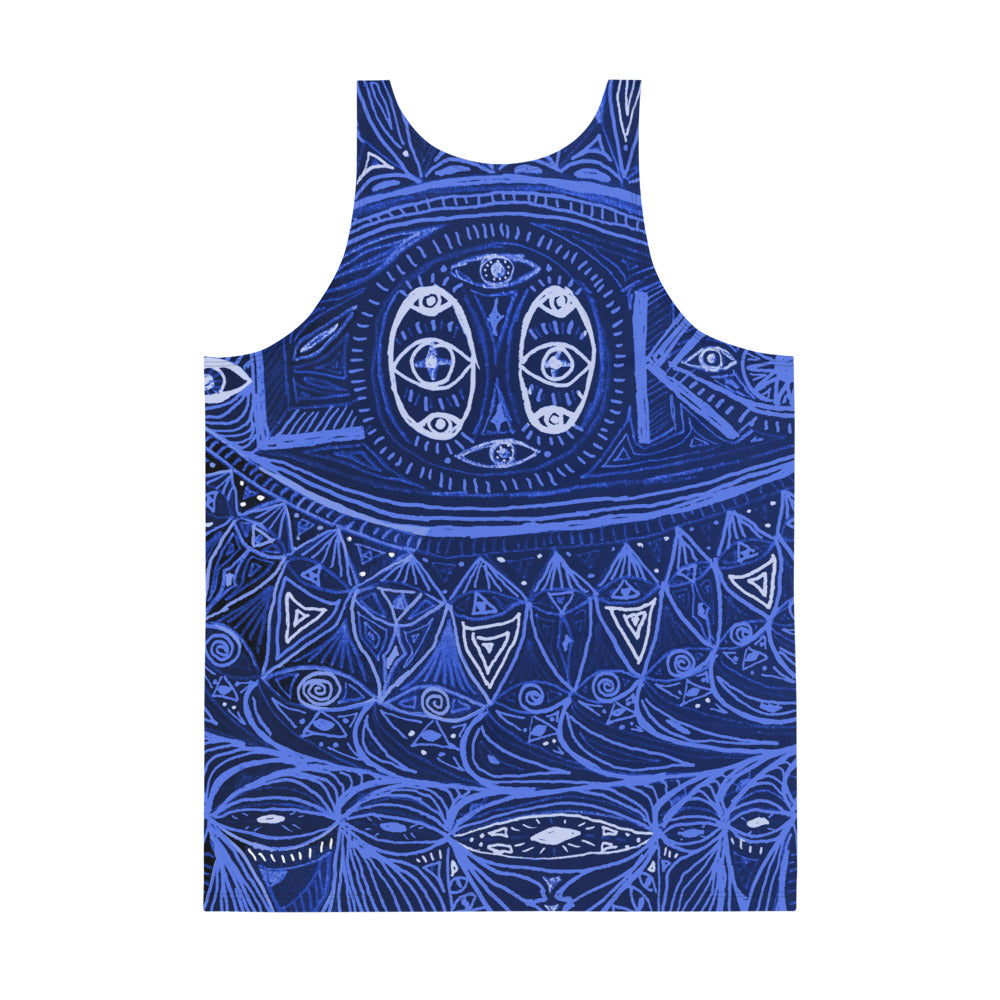 LOOK Inverted Blue Unisex Tank - Love & Other Necessities