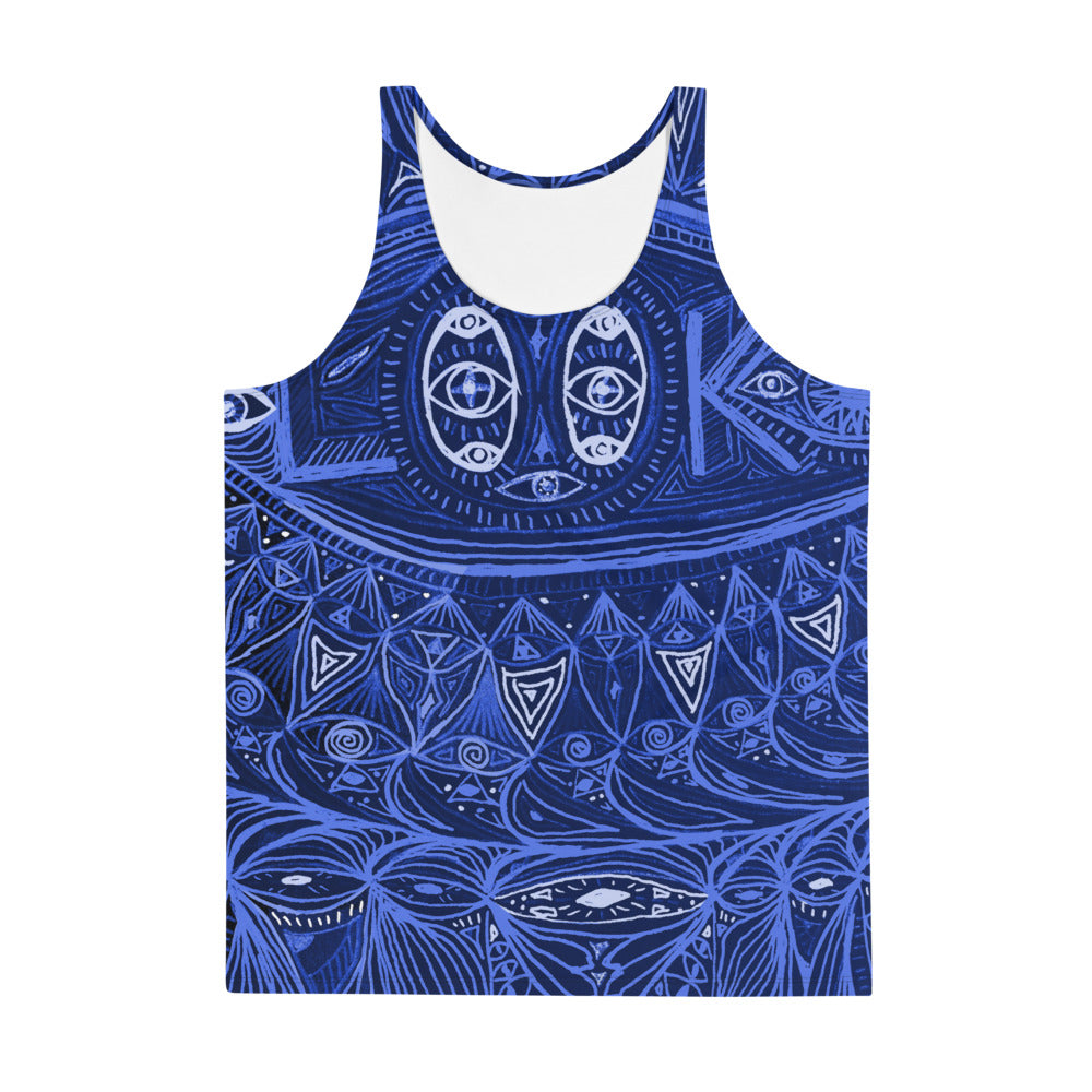 LOOK Inverted Blue Unisex Tank - Love & Other Necessities