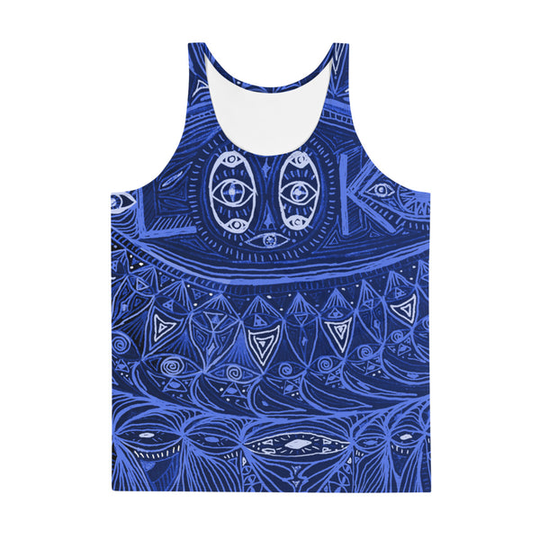 LOOK Inverted Blue Unisex Tank - Love & Other Necessities